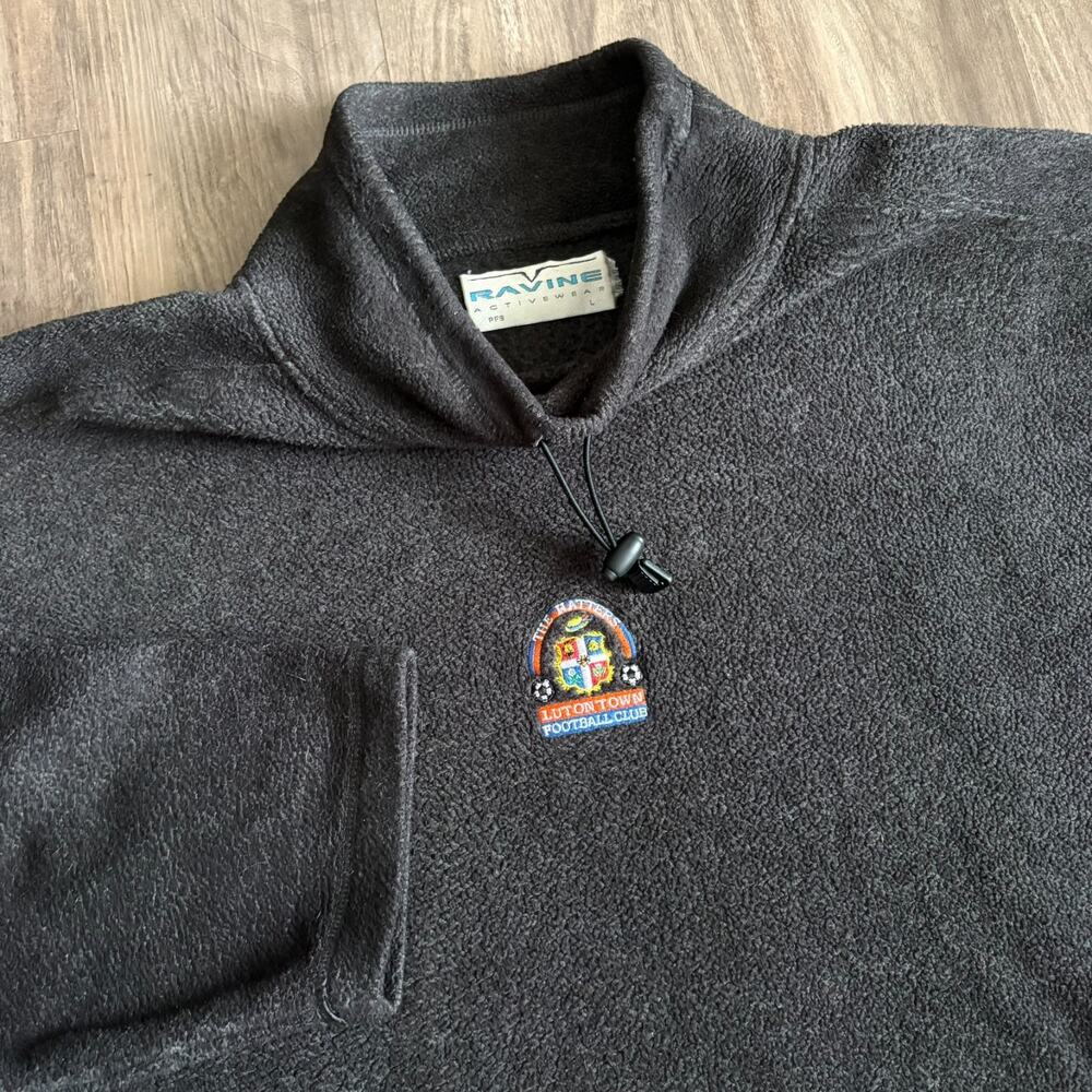 Vintage Luton Town Hatters Soccer Football Sweatshirt Men's Size L Gray 1990s